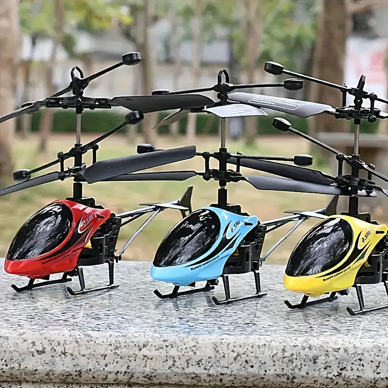 Educational Gift. Remote Control Intelligent Induction Combat Helicopter (up And Down Vertical) Flight, Drop Resistant Material Infrared Induction Remote Control Helicopter